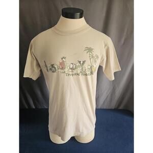 Authentic ODM Premium Goods Vontage Tropical Spirits Wraparound Tee Medium